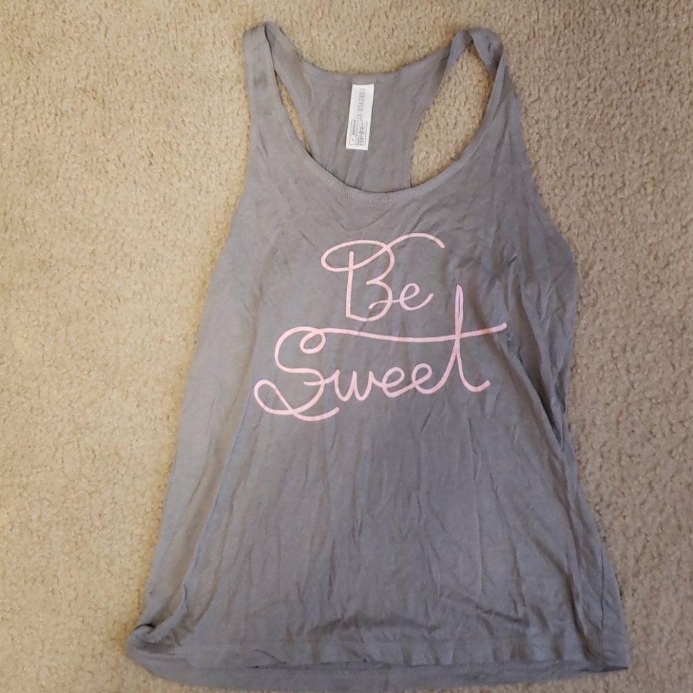 Gray tank top